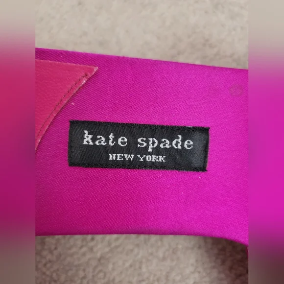 Kate Spade Fuchsia Slides - Picture 8 of 8